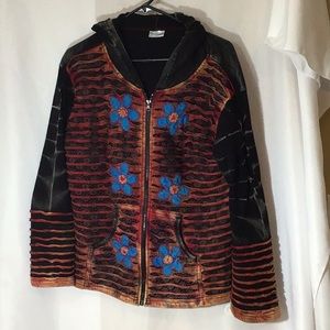 India Boutique sweatshirt Hood Stripes